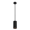LED Pendelleuchte NUMINOS PD DALI L, 3000K, 60�, 2400lm, schwarz / schwarz