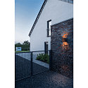 SLV LED Au�enwandleuchte RUSTY� UP/DOWN, IP65 IK02, CCT Switch 3000/4000K, FeCSi-Stahl gerostet, Eckig