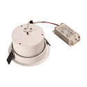 SLV LED Ceiling recessed luminaire OCULUS DL MOVE, DIM-TO-WARM 2000-3000K, 36-780lm, IP20, white