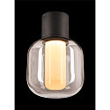 SLV LED Au�enleuchte OVALISK CL LED Deckenleuchte, CCT switch, 3000/4000K, 500/540lm, IP65, anthrazit