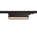 LED 3-Phasen Strahler SIGHT MOVE, 230V / 350mA, mit Raster, CRi >90, UGR , 26W 3000K 2700lm 75�, Schwarz
