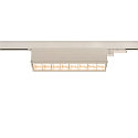 3-Phasen LED Leuchte SIGHT MOVE, 230V / 350mA, mit Raster, CRi >90, UGR , 26W 3000K 2700lm 75�, Wei�