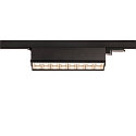 3-Phasen LED Leuchte SIGHT MOVE, 230V / 350mA, mit Raster, CRi >90, UGR , 26W 4000K 3100lm 75�, Schwarz