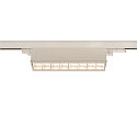 LED 3-Phasen Strahler SIGHT MOVE DALI, IP20, 45cm, mit Raster, CRi >90, schwenkbar, DALI dimmbar, 26W 4000K 3100lm 75°, weiß