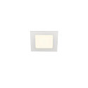 LED Deckeneinbauleuchte SENSER 12 DL, eckig, 6W, 440lm, IP20, wei�, 4000K
