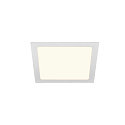 LED Deckeneinbauleuchte SENSER 24 DL, eckig, 12,5, 1200lm, IP20, wei�, 4000K
