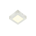 LED Wand-/Deckenleuchte SENSER 12 CW, eckig, IP20, wei�, 8,5W, 4000K, 440lm