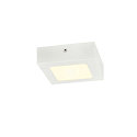 SLV LED Wand-/Deckenleuchte SENSER 12 CW, eckig, IP20, wei�, 8,5W, 4000K, 440lm