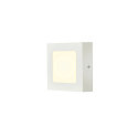 SLV LED Wand-/Deckenleuchte SENSER 12 CW, eckig, IP20, wei�, 8,5W, 4000K, 440lm