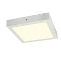 SLV LED Wand-/Deckenleuchte SENSER 24 CW, eckig, 15W, 1200lm, IP20, wei�, 4000K
