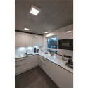 SLV LED Wand-/Deckenleuchte SENSER 24 CW, eckig, 15W, 1200lm, IP20, wei�, 4000K