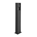 SLV Outdoor LED Stehleuchte ESKINA FRAME 75 SINGLE CCT, IP65 IK06, 75cm, 15W 3000/4000K 95�, verstellbar, Anthrazit
