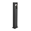SLV Outdoor LED Stehleuchte ESKINA FRAME 75 SINGLE CCT, IP65 IK06, 75cm, 15W 3000/4000K 95�, verstellbar, Anthrazit