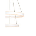 SLV LED Pendant luminaire ONE DOUBLE PD PHASE UP/DOWN, CCT switch, 2700/3000K, 615/635lm, white