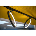 SLV 3-Phasen Leuchte ONE 40 TRACK DALI, 15,2W, 4000K, 670lm, schwarz