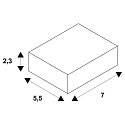 SLV Montagefeder GRAZIA 20, 2 St�ck, chrom / Aluminium