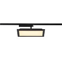 SLV 1-Phasen LED Fl�chen-Strahler PANEL TRACK, Eckig, 15x30cm, 230V / 450mA, 18W 3000K 1800lm, CRi >90, Schwarz