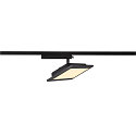 SLV 1-Phasen LED Fl�chen-Strahler PANEL TRACK, Eckig, 15x30cm, 230V / 450mA, 18W 3000K 1800lm, CRi >90, Schwarz