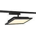 SLV 1-Phasen LED Fl�chen-Strahler PANEL TRACK, Eckig, 15x30cm, 230V / 450mA, 18W 3000K 1800lm, CRi >90, Schwarz