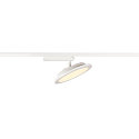 SLV 1-Phasen LED Strahler PANEL TRACK, Rund, � 20cm, 230V / 450mA, 18W 3000K 1800lm, CRi >90, Wei�