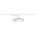 SLV 1-Phasen LED Strahler PANEL TRACK, Rund, � 20cm, 230V / 450mA, 18W 3000K 1800lm, CRi >90, Wei�