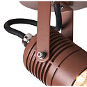 SLV LED Au�enleuchte LED SPOT SP Wandleuchte, 3000K, 400lm, IP55, braun