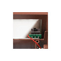 SLV LED Au�enwandleuchte SITRA M WL UP/DOWN, IP65 IK05, 20cm, 14W 3000/4000K (CCT Switch) 1700lm 2x95�, rostfarben