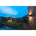 SLV LED Au�enwandleuchte SITRA M WL UP/DOWN, IP65 IK05, 20cm, 14W 3000/4000K (CCT Switch) 1700lm 2x95�, rostfarben
