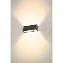 LED Outdoor Wall luminaire SITRA L WL UP/DOWN, CCT switch, 3000/4000K, anthracite