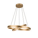 SLV LED Pendant luminaire ONE DOUBLE PHASE up/down, 35W, 2700/3000K, 130�, brass