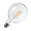 LED Filament Globeform G125, E27, 7.5W 2700K 800lm 320�, CRi >90, dimmbar, klar