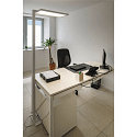 SLV LED B�ro-Stehleuchte WORKLIGHT, Up/Down, mit Sensor, 79W 4000K 7600lm 100�/80�, UGR , Wei�