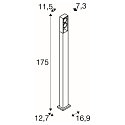 SLV LED Floor lamp ESKINA FRAME 175 Pole double, 27W, 3000/4000K, 95�, anthracite