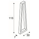 SLV Stehleuchte BOOKAT Pole PHASE, CCT, anthrazit