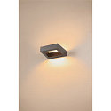 SLV LED Wandleuchte BOOKAT, 15W, 3000/4000K, anthrazit