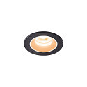 LED Deckeneinbauleuchte NUMINOS� XS, 2700K, 55�, Schwarz / Wei�