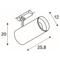 LED 3-Phasen StrahlerNUMINOS� DALI XL, 36W, 4000K