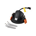 SLV LED Deckeneinbauleuchte NUMINOS� GIMBLE XS, 2700K, 20�, Schwarz / Chrom
