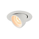 LED Deckeneinbauleuchte NUMINOS� GIMBLE XS, 2700K, 20�, wei�