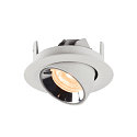 SLV LED Deckeneinbauleuchte NUMINOS� GIMBLE XS, 2700K, 40�, Wei� / Chrom