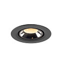 SLV LED Deckeneinbauleuchte NUMINOS� GIMBLE XS, 3000K, 40�, Schwarz / Chrom