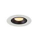 SLV LED Deckeneinbauleuchte NUMINOS� GIMBLE XS, 3000K, 20�, Wei� / Schwarz