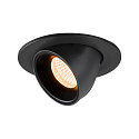 LED Deckeneinbauleuchte NUMINOS� GIMBLE S, 2700K, 20�, Schwarz