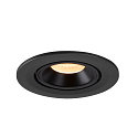 LED Deckeneinbauleuchte NUMINOS� GIMBLE S, 3000K, 20�, Schwarz