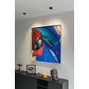 SLV LED Ceiling recessed luminaire NUMINOS� GIMBLE S, 3000K, 40�, black/chrome