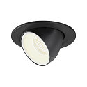 LED Deckeneinbauleuchte NUMINOS� GIMBLE S, 4000K, 40�, Schwarz / Wei�