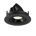 SLV LED Deckeneinbauleuchte NUMINOS� GIMBLE S, 4000K, 55�, Schwarz