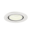 SLV LED Deckeneinbauleuchte NUMINOS� GIMBLE S, 4000K, 40�, Wei�