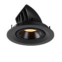 LED Deckeneinbauleuchte NUMINOS� GIMBLE M, 3000K, 20�, Schwarz