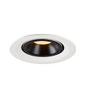 SLV LED Deckeneinbauleuchte NUMINOS� GIMBLE M, 3000K, 40�, Wei� / Schwarz